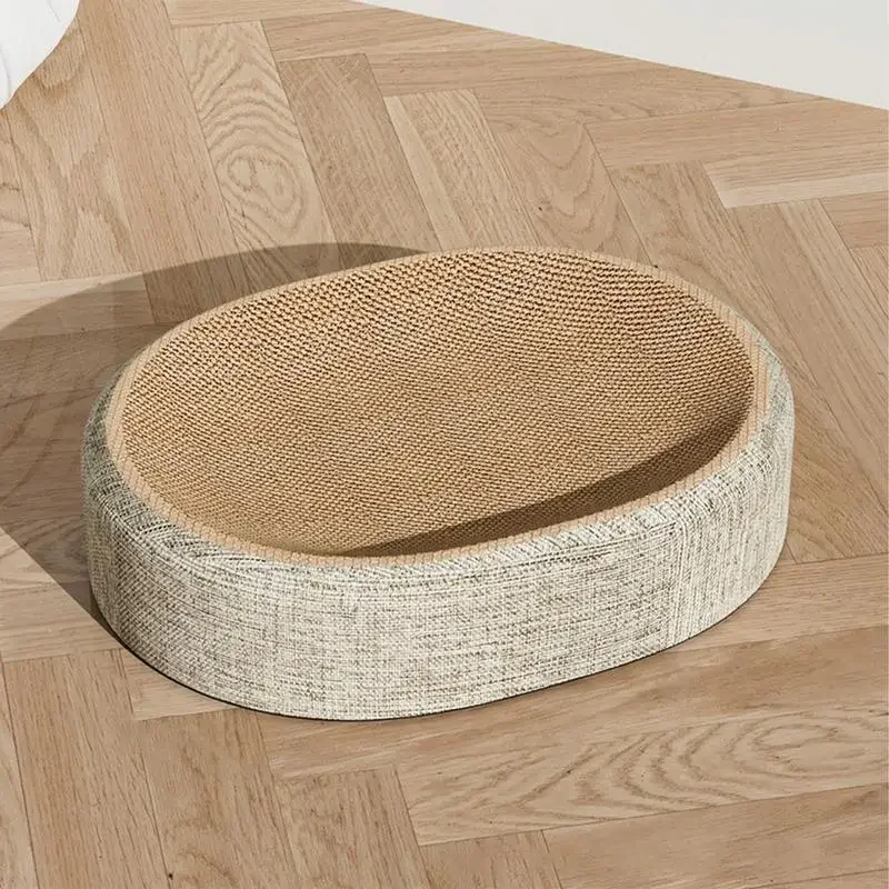 Pet Beds - Arranhador oval para gatos, com sisal,