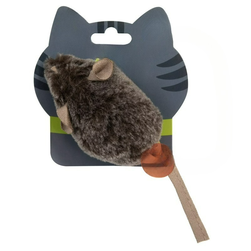 Brinquedo interativo para gato - Catnip Interactive Plush Mouse avaliação e preço